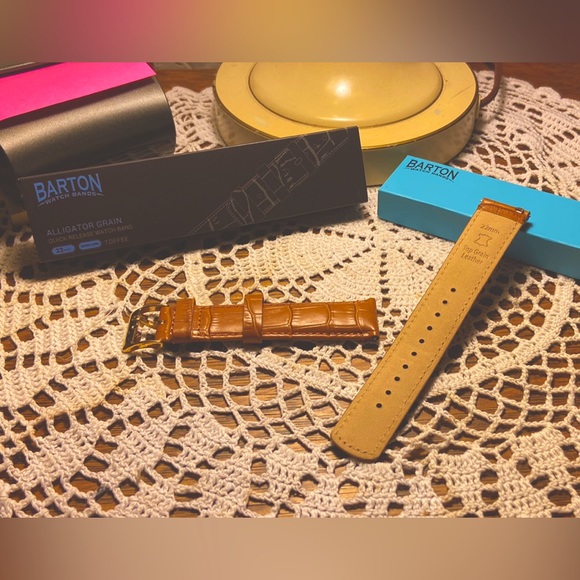 Barton Watch Bands Accessories Barton Watch Band 22 Mm Toffee